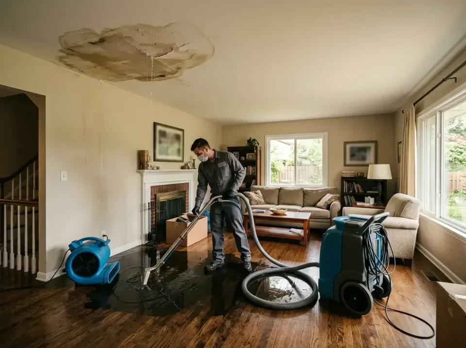 attic-pipe-burst-ceiling-drip-008 — frequently asked questions, Water Damage Restoration & Carpet Care in Lambertville, NJ